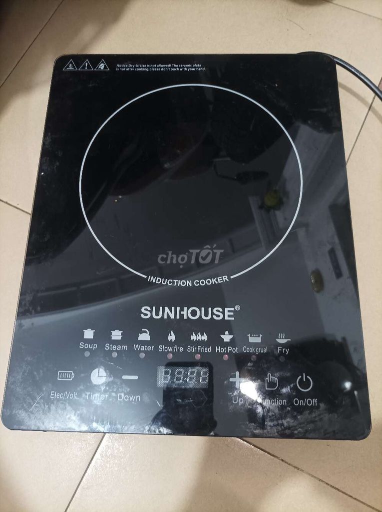 Bếp từ đơn SUNHOUSE MỚI 95%. Mua bán Bếp, lò, đồ điện nhà bếp tại Quận Hoàng Mai Hà Nội được đăng bởi Hien hình 1