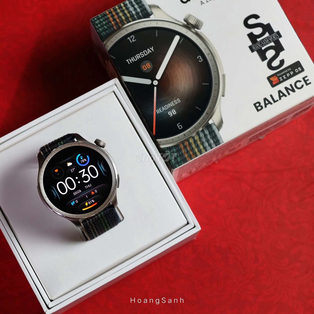 Đồng hồ Amazfit Balance 1 46mm Chính Hãng Fullbox. Mua bán Thiết bị đeo thông minh tại Quận 11 Tp Hồ Chí Minh được đăng bởi HOÀNG SANH SPORTS hình 1