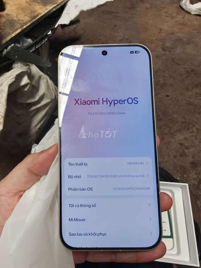 Xiaomi Redmi K90 256GB keng . Mua bán Điện thoại tại Huyện Châu Thành Tiền Giang được đăng bởi Cầm đồ thanh lý  hình 1