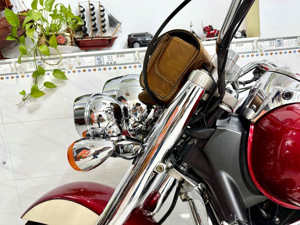 Honda Shadow Aero 750cc 2008 Đỏ kem. Mua bán Xe máy tại Huyện Bình Chánh Tp Hồ Chí Minh được đăng bởi Đặng Minh Khang hình 19