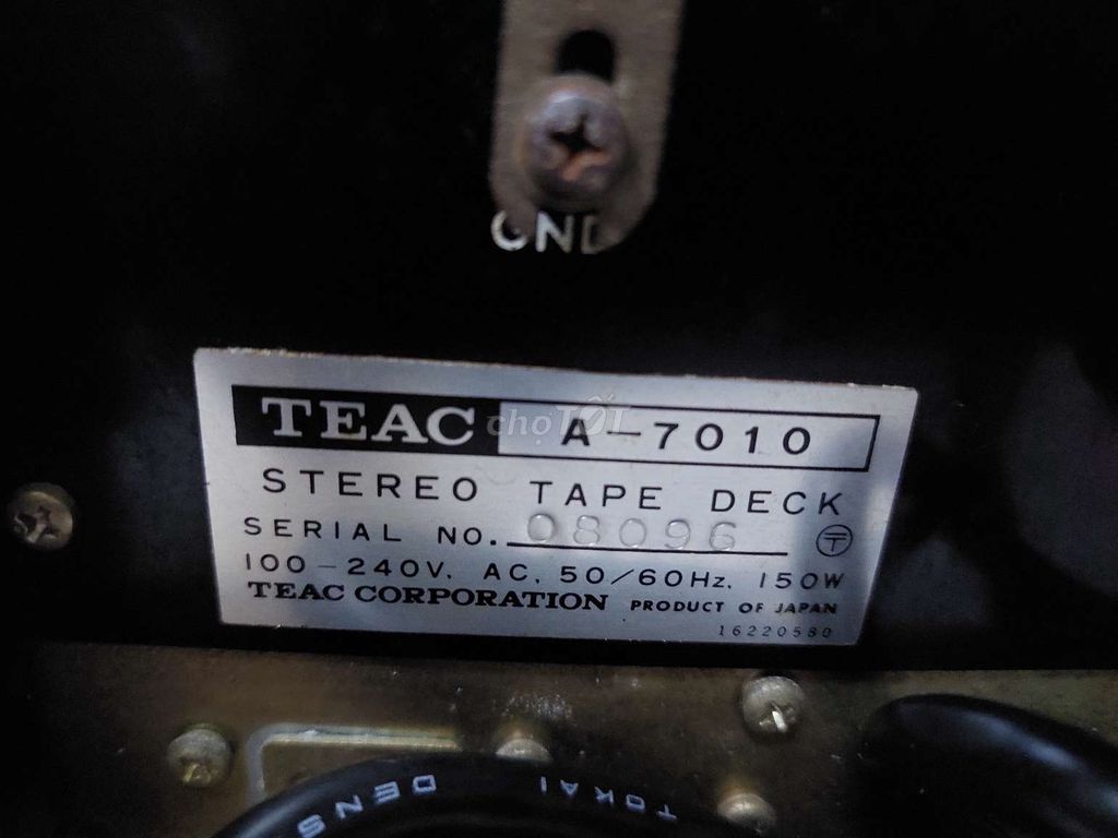 Bán đầu băng cối TEAC A 7010 máy bãi về đẹp. Mua bán Tivi, Âm thanh tại Huyện Bình Chánh Tp Hồ Chí Minh được đăng bởi Le va loa amply bãi hình 7