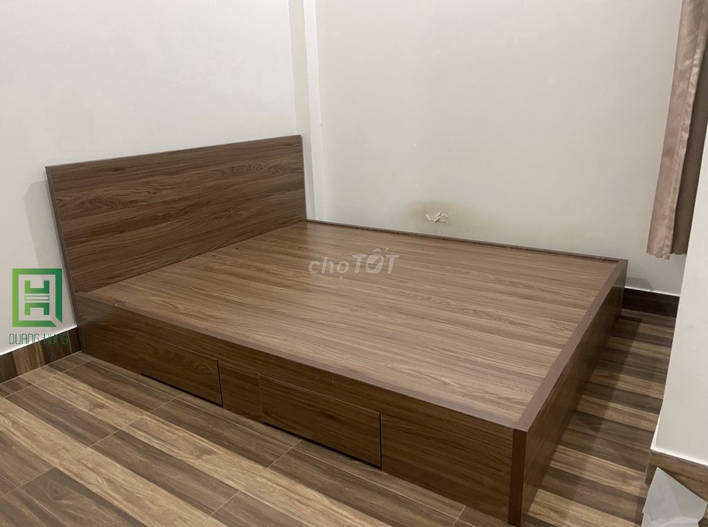 GIƯỜNG MDF CAO CẤP -GIƯỜNG MDF GIÁ RẺ - GIƯỜNG MDF. Mua bán Giường, chăn ga gối nệm tại Thành phố Thuận An Bình Dương được đăng bởi Nội Thất Quang Hùng TD hình 1