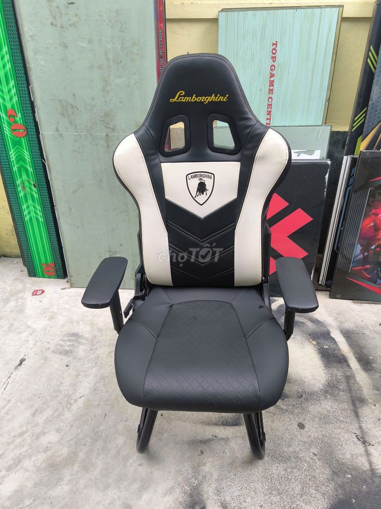 Ghế gaming Lamborghini Da Đen, Trắng. Mua bán Nội thất, đồ gia dụng khác tại Quận Hải An Hải Phòng được đăng bởi Phạm thị Quỳnh hình 1