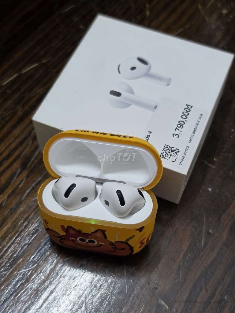 Tai nghe Apple AirPods 4 Trắng Như mới. Mua bán Tivi, Âm thanh tại Quận 11 Tp Hồ Chí Minh được đăng bởi Lan hình 1