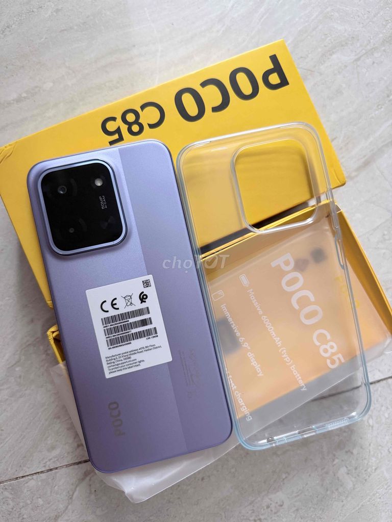 POCO C85 6/128GB Tím. Mua bán Điện thoại tại Quận Thanh Khê Đà Nẵng được đăng bởi Phep hình 1