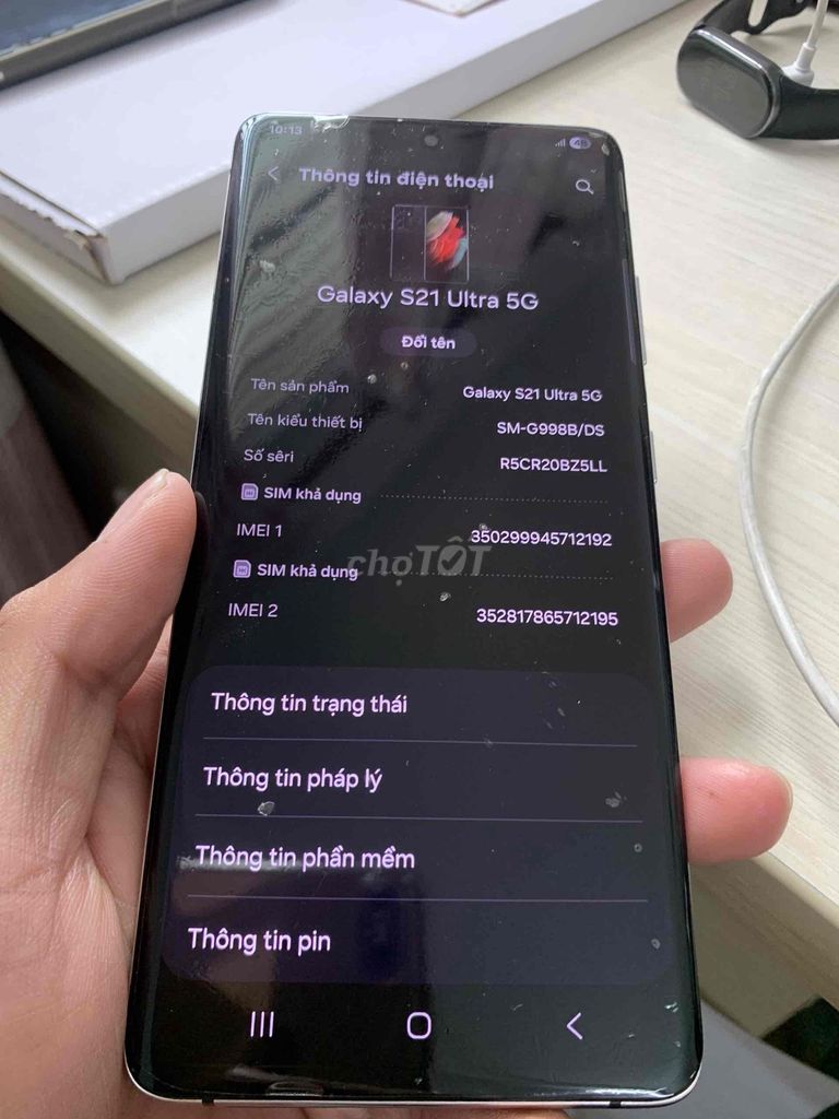 Samsung S21 Ultra 5G 256GB Đen. Mua bán Điện thoại tại Quận Bình Tân Tp Hồ Chí Minh được đăng bởi Dat hình 1