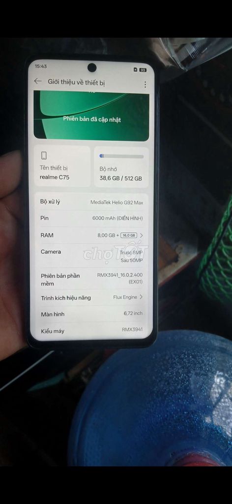 Realme C75 512GB  gl. Mua bán Điện thoại tại Quận 12 Tp Hồ Chí Minh được đăng bởi a Tam Grab  hình 1