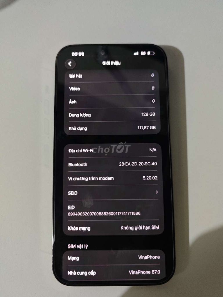 iPhone 13 Pro Max 128GB lỗi wifi ( đọc mô tả). Mua bán Điện thoại tại Huyện Hoài Đức Hà Nội được đăng bởi Ngọc An hình 1