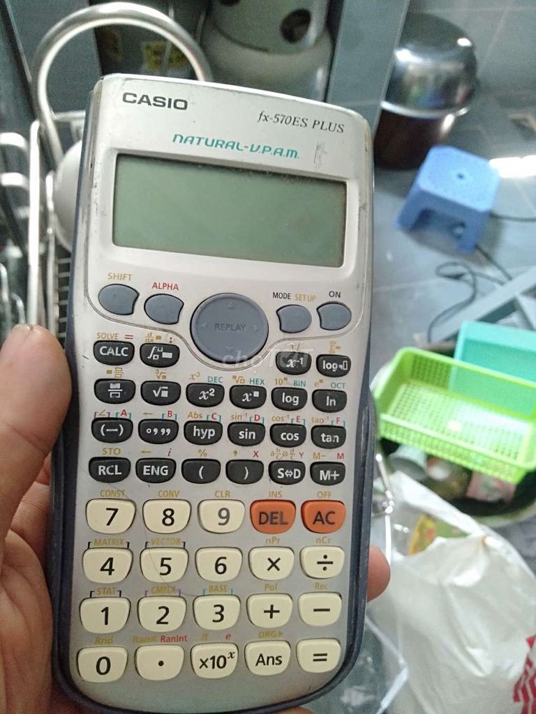 Máy tính Casio fx-570ES PLUS Xám. Mua bán Đồ dùng văn phòng tại Quận 6 Tp Hồ Chí Minh được đăng bởi sang hình 1