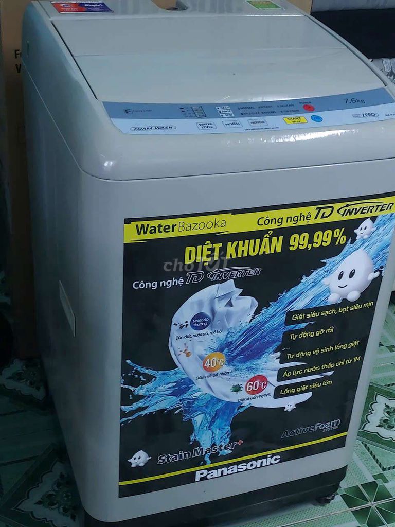 Máy giặt Panasonic 7.6kg. Mua bán Máy giặt tại Huyện Hòa Thành Tây Ninh được đăng bởi nguyễn Danh hình 1