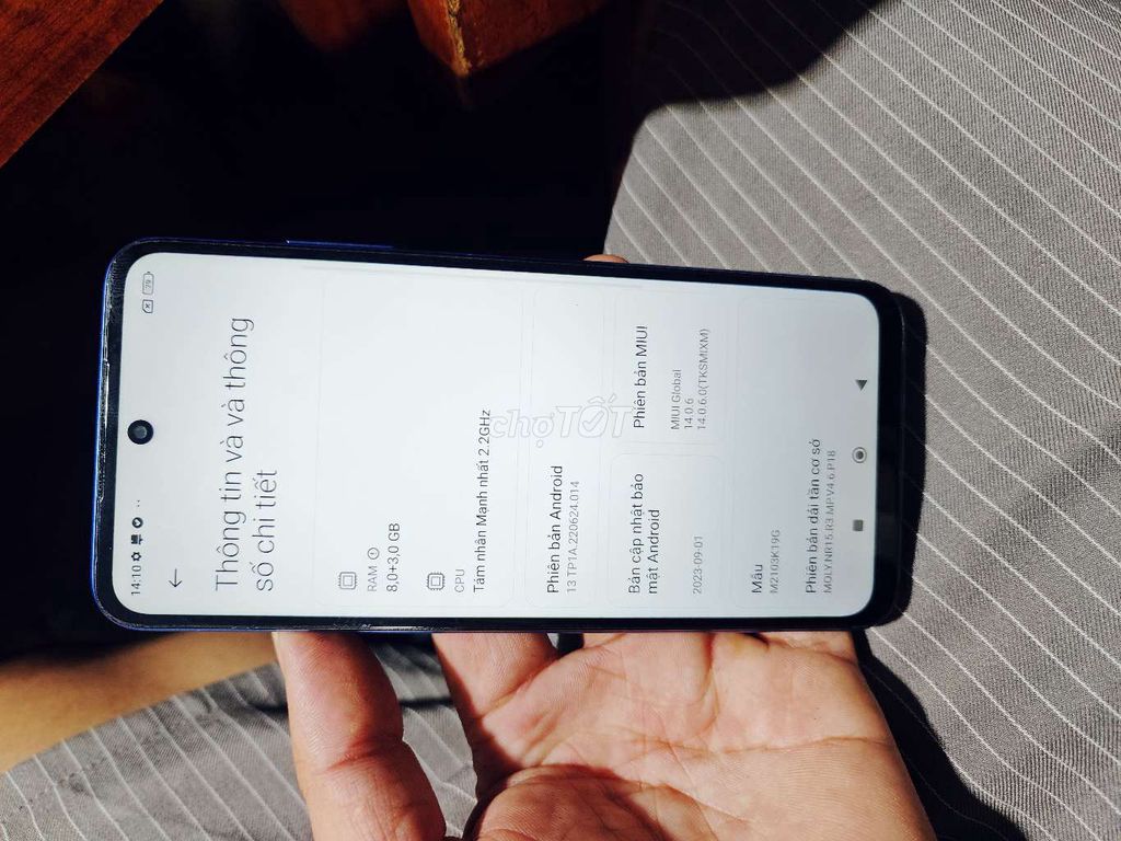Xiaomi Redmi Note 10 5G 128GB Xanh. Mua bán Điện thoại tại Quận Nam Từ Liêm Hà Nội được đăng bởi Hoàng Đông hình 1