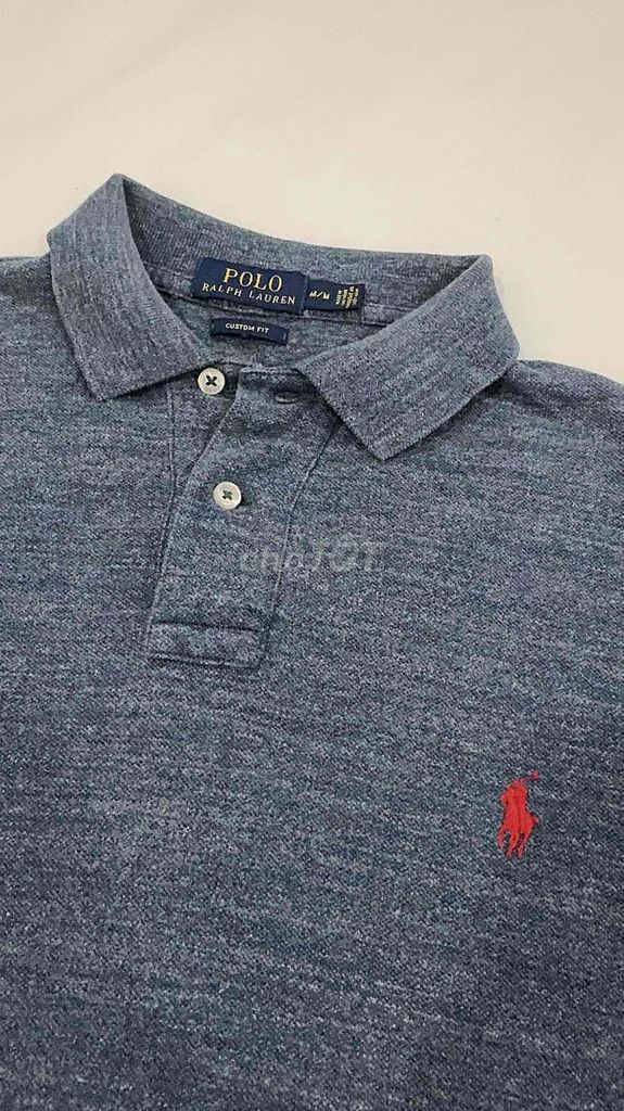Pass áo thun polo Ralph Lauren Size M màu xanh