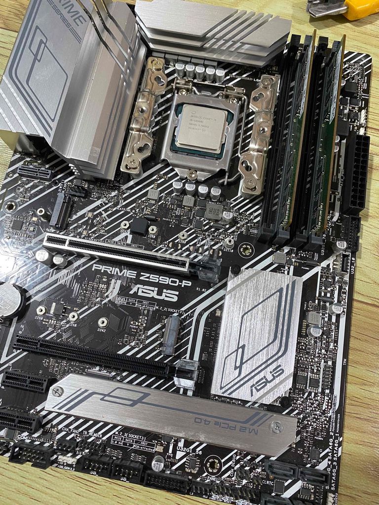 Bo mạch chủ ASUS PRIME Z590-P + i9 10900k. Mua bán Linh kiện (RAM, Card...) tại Huyện Trà Ôn Vĩnh Long được đăng bởi maximura hình 1