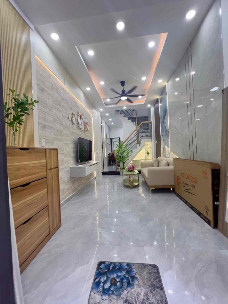 NGÃ 6 NGUYỄN KIỆM, NGUYỄN VĂN NGHI, FULL NỘI THẤT, 2 TẦNG ĐÚC, 3 PN, D