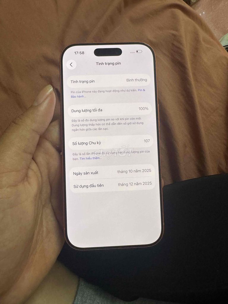 iPhone 17 Pro 512GB Cam 99%. Mua bán Điện thoại tại Quận Hà Đông Hà Nội được đăng bởi Thu hình 1