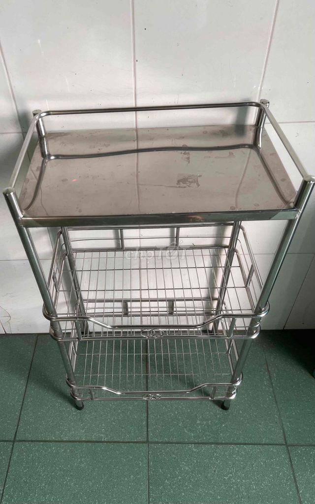 Kệ Inox Bạc 85x42x30cm. Mua bán Tủ, kệ gia đình tại Thành phố Châu Đốc An Giang được đăng bởi Lê Bình Cầm Đồ 2 hình 1