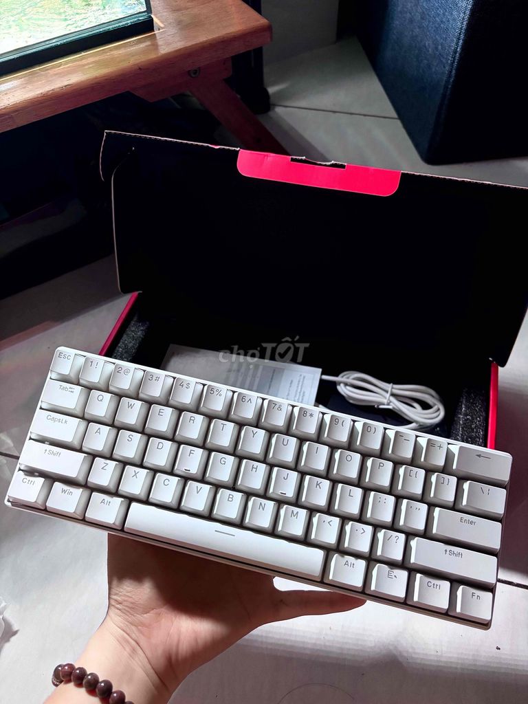 Bàn phím cơ H61K 60%. Mua bán Phụ kiện (Màn hình, Chuột...) tại Quận Gò Vấp Tp Hồ Chí Minh được đăng bởi MCCC hình 1