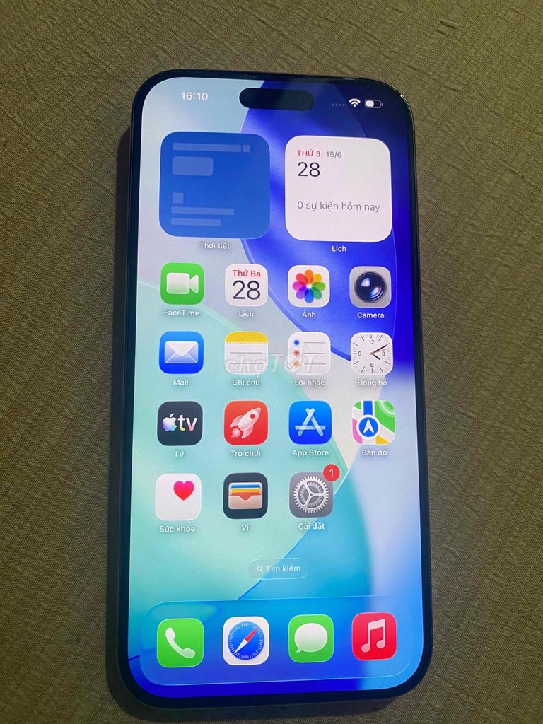 Apple iPhone 16 Pro Max 256GB Thay màn OLED. Mua bán Điện thoại tại Thành phố Huế Thừa Thiên Huế được đăng bởi Tiênn Tiênn hình 1