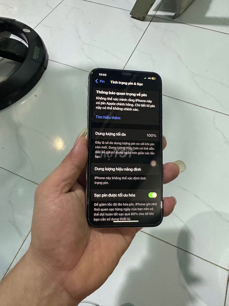 Apple iPhone XS Max 64GB Trắng Bể lưng. Mua bán Điện thoại tại Quận Bình Tân Tp Hồ Chí Minh được đăng bởi Hội Đồ Điện Tử hình 1