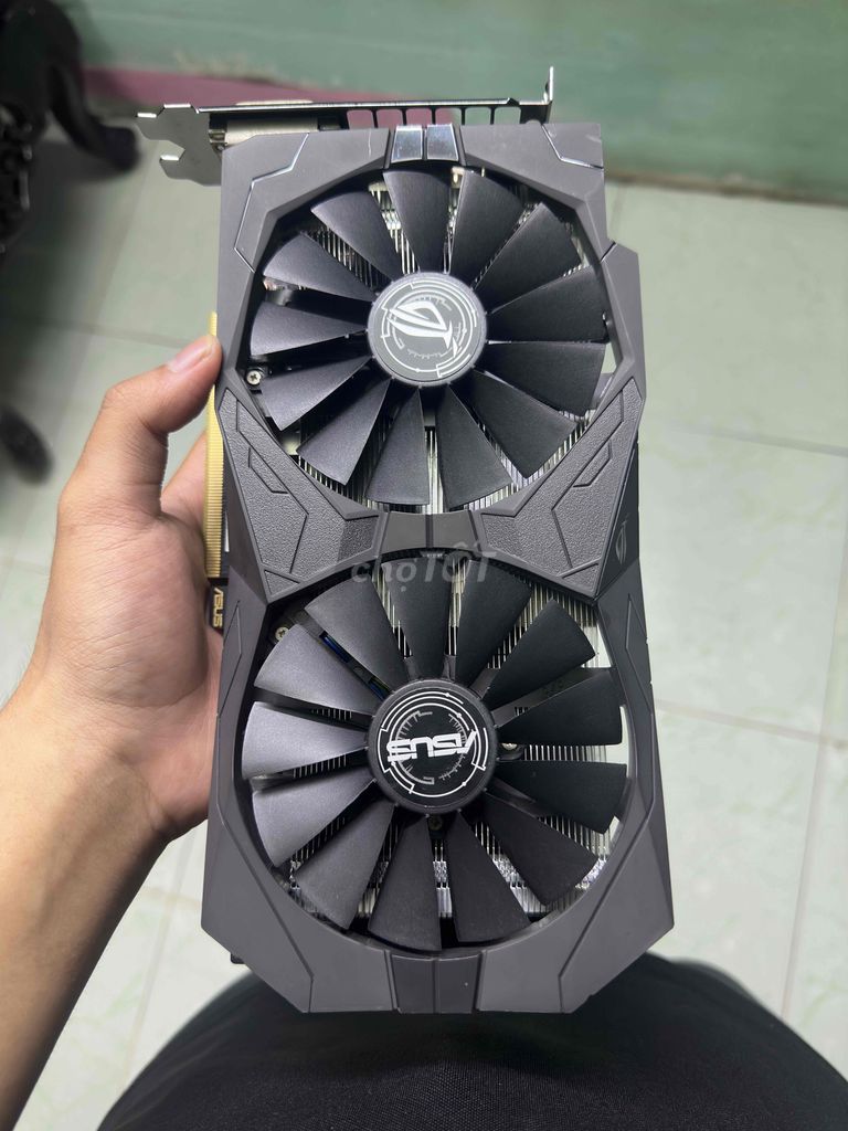 bán vga GTX 1050ti 4gb asus rog strix zin đẹp