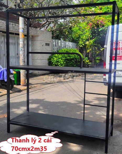 Giường tầng sắt 70cmx2m35 Đen,giường sắt 2 tầng cũ. Mua bán Giường, chăn ga gối nệm tại Thành phố Thủ Đức Tp Hồ Chí Minh được đăng bởi Thanh lý Nội thất giá sỉ hình 1