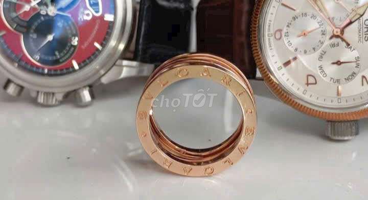 Nhẫn BVLGARI Vàng 18K Hồng Unisex. Mua bán Phụ kiện thời trang khác tại Quận 1 Tp Hồ Chí Minh được đăng bởi Phú Đồ Cổ hình 1