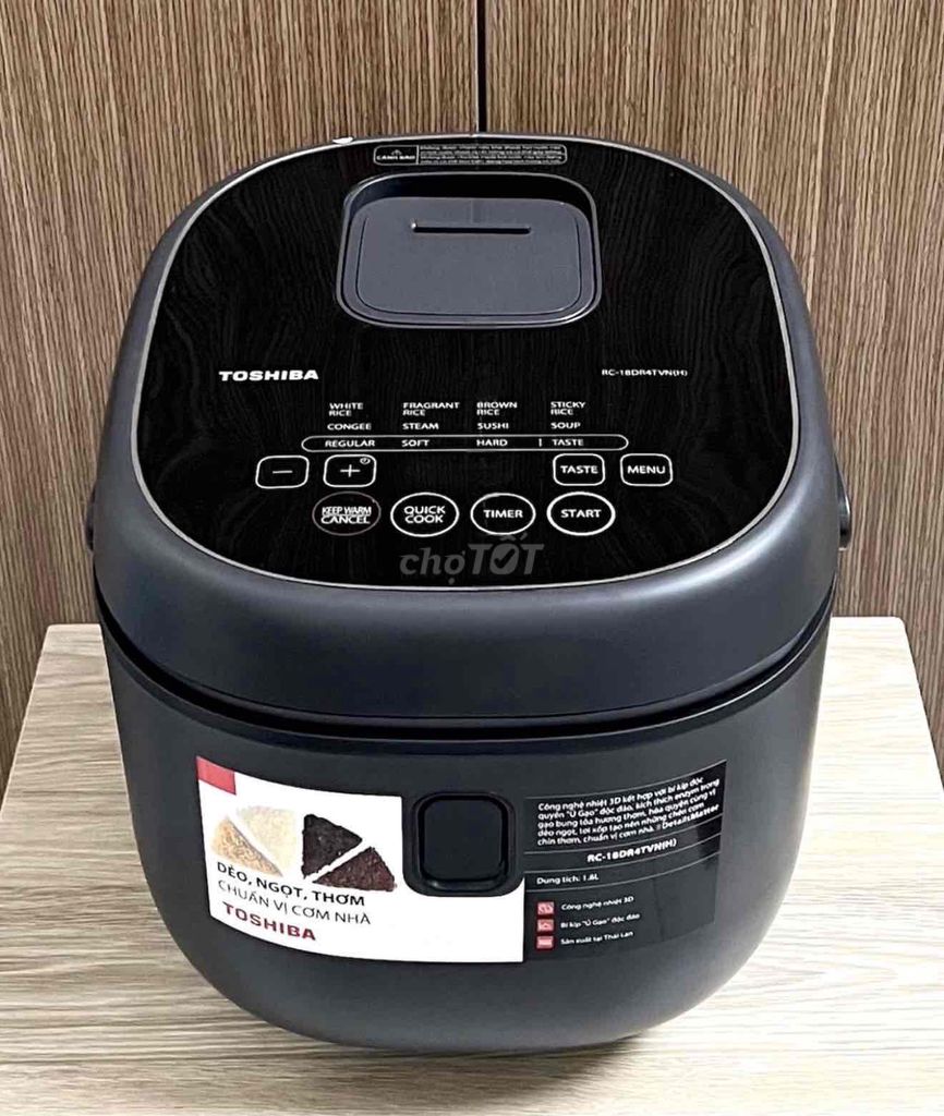 Nồi cơm điện Toshiba RC-18DR4TVN(H) 1.8 lít. Mua bán Bếp, lò, đồ điện nhà bếp tại Thành phố Thủ Đức Tp Hồ Chí Minh được đăng bởi Khôi Minh hình 1