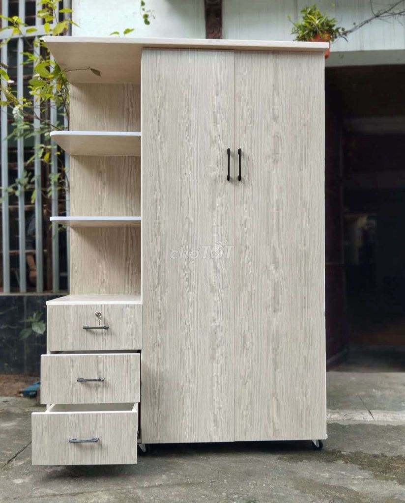 TỦ NHỰA 2 CÁNH 1 KỆ MÀU VÂN GỖ SỒI . Mua bán Tủ, kệ gia đình tại Quận Bình Thạnh Tp Hồ Chí Minh được đăng bởi Tủ nhựa đài loan hoàng quân hình 1