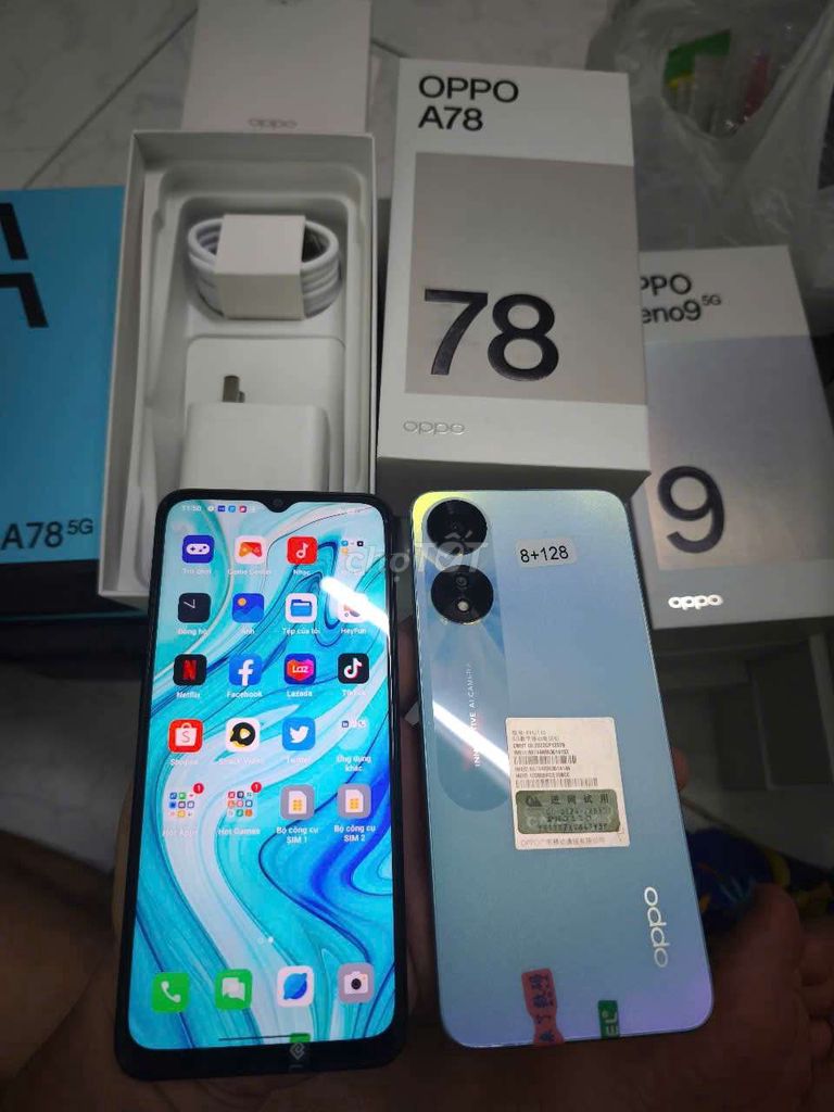 Oppo a78 zin hãng. Sac 67w fun box. Mua bán Điện thoại tại Quận 1 Tp Hồ Chí Minh được đăng bởi Toàn thắng sĩ mobi hình 1