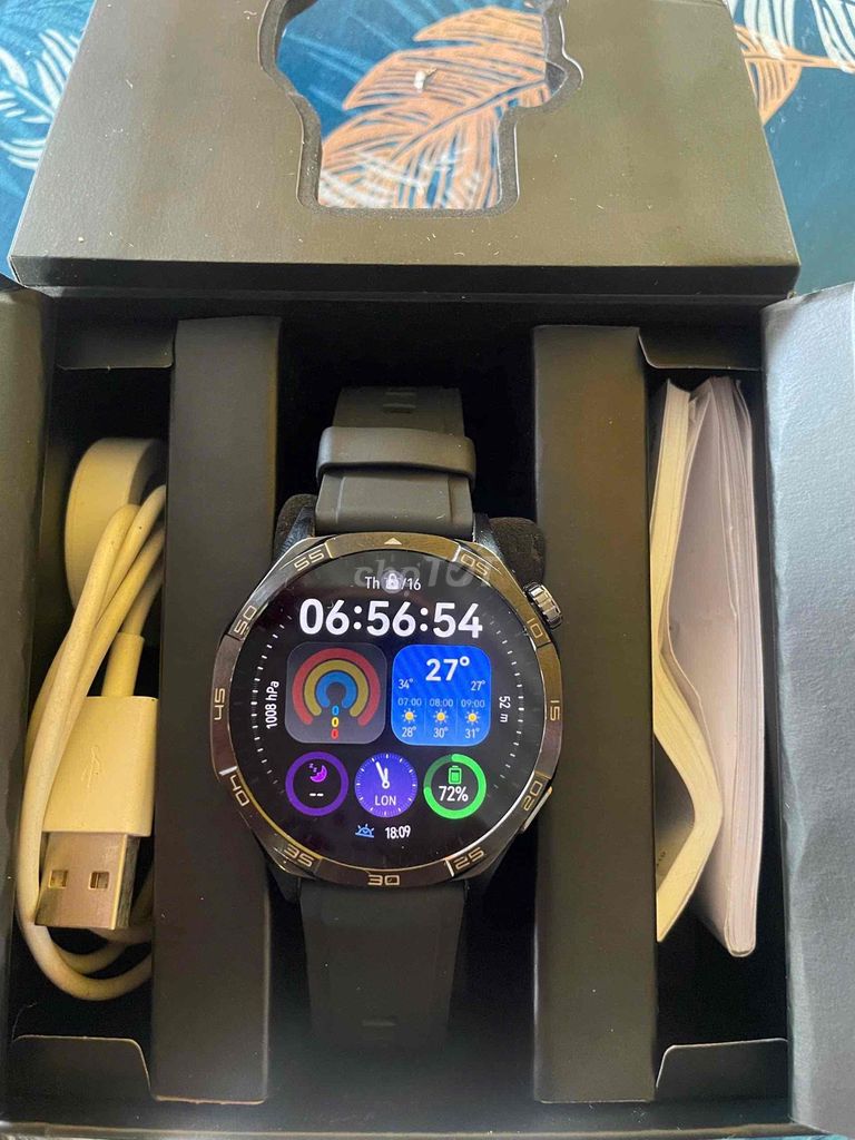 Huawei Watch GT 5 Đen Như mới. Mua bán Thiết bị đeo thông minh tại Thành phố Sóc Trăng Sóc Trăng được đăng bởi Thành Nguyên hình 1