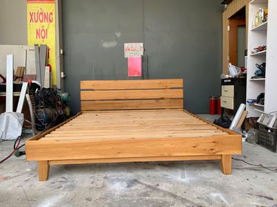 THANH LÝ GIƯỜNG GỖ SỒI NGA 1M8X2M. Mua bán Giường, chăn ga gối nệm tại Quận Bình Tân Tp Hồ Chí Minh được đăng bởi HÀNG THANH LÝ NỘI THẤT 268
