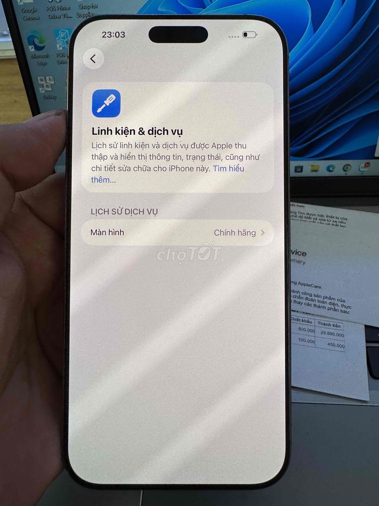 iPhone 16 Pro Max 256GB Vàng. Mua bán Điện thoại tại Quận 6 Tp Hồ Chí Minh được đăng bởi QUỐC THIÊN BÁN GÓP 0 ĐỒNG  hình 1