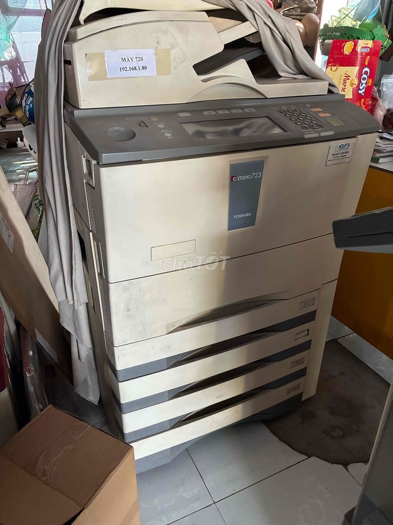 Máy photocopy Toshiba e-STUDIO723. Mua bán Đồ dùng văn phòng tại Huyện Mỏ Cày Nam Bến Tre được đăng bởi Minh Minh hình 1