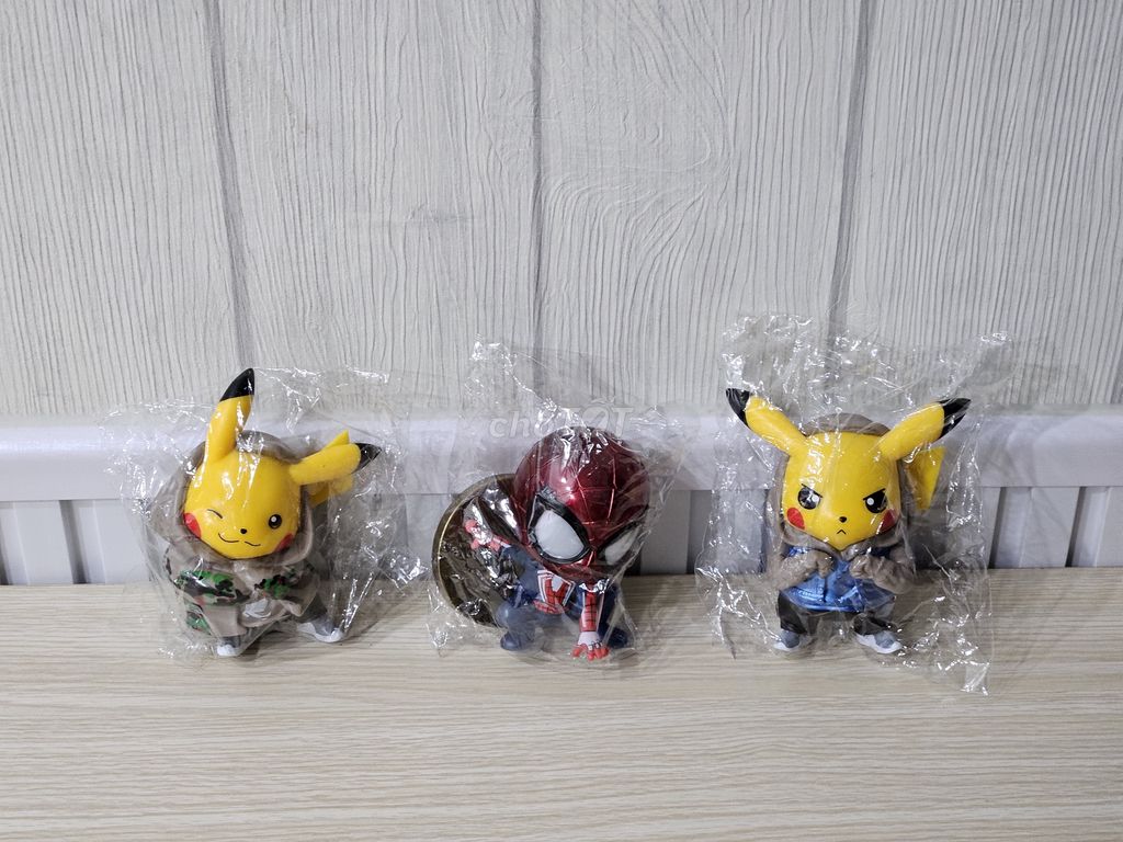 Pikachu Spiderman Figurine