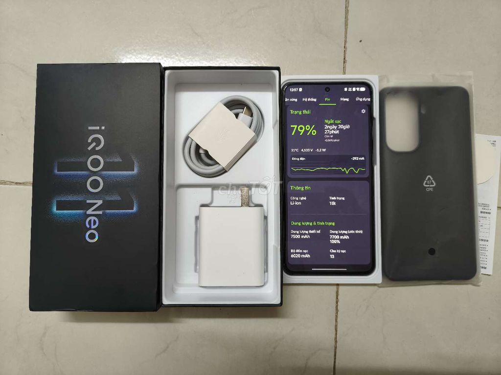 iQOO Neo 11 fullbox như mới sạc cực ít. Mua bán Điện thoại tại Huyện Thanh Trì Hà Nội được đăng bởi Tú Phạm hình 1