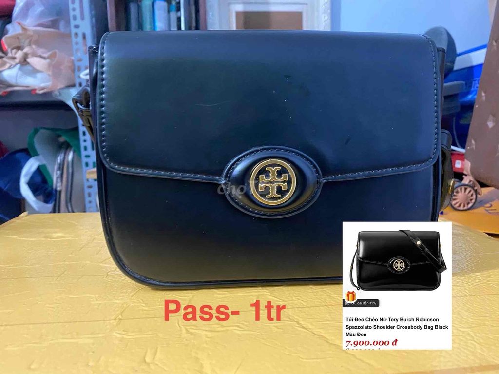 Túi đeo chéo Tory Burch Nữ Đen. Mua bán Túi xách tại Quận 7 Tp Hồ Chí Minh được đăng bởi Duong Huong hình 1