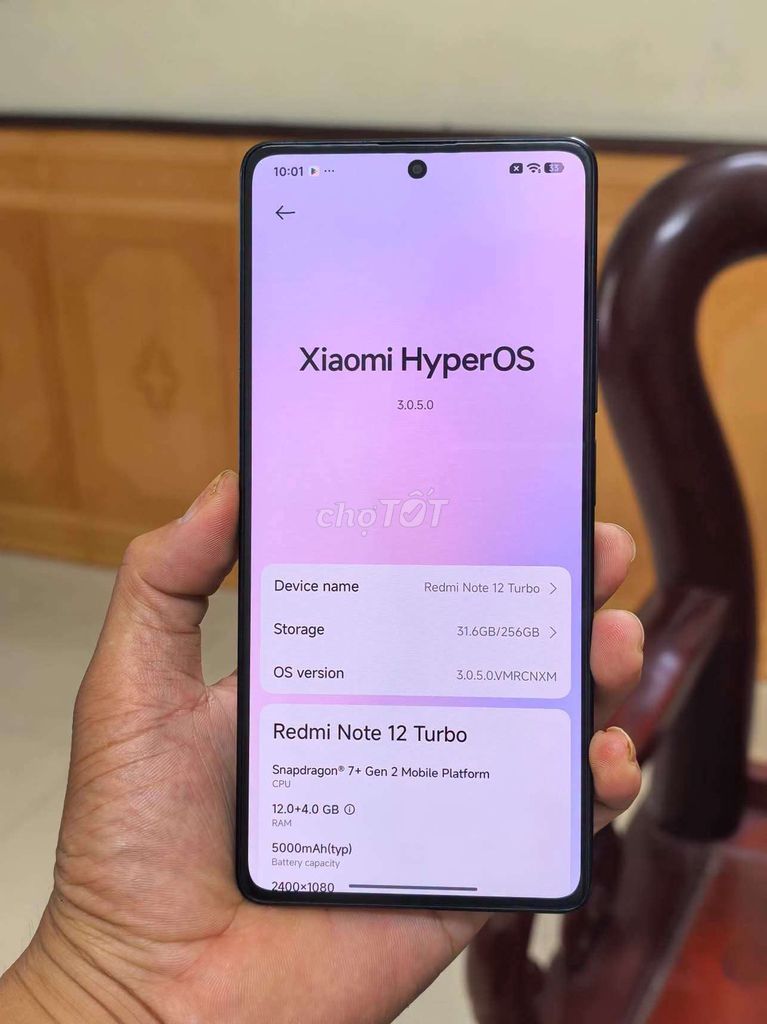 Xiaomi Redmi Note 12 Turbo 12GB/256GB Đen. Mua bán Điện thoại tại Thành phố Bắc Ninh Bắc Ninh được đăng bởi thành mobile hình 1