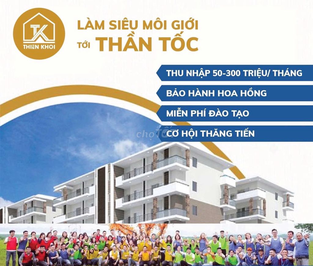 Tuyển 50 Cộng tác viên Bất động sản cuối năm 2024