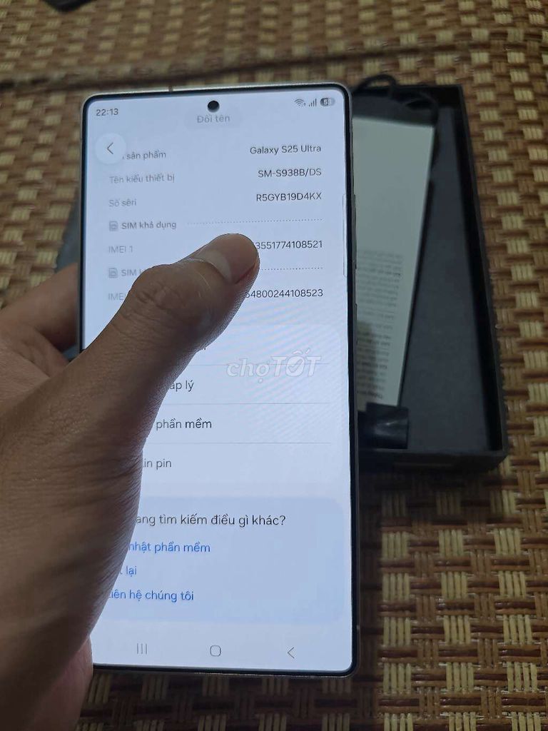 Samsung S25 Ultra 12GB 256GB Bạc Like New. Mua bán Điện thoại tại Thành phố Thuận An Bình Dương được đăng bởi Phan Tung hình 1