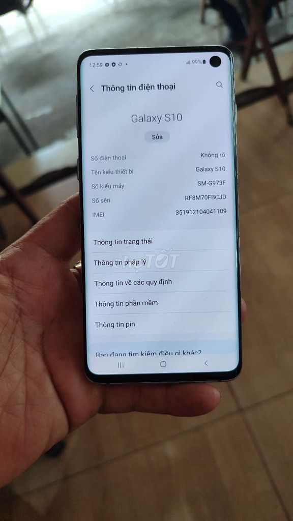Samsung Galaxy S10 8GB/128GB Đen. Mua bán Điện thoại tại Quận 5 Tp Hồ Chí Minh được đăng bởi Tan hình 1