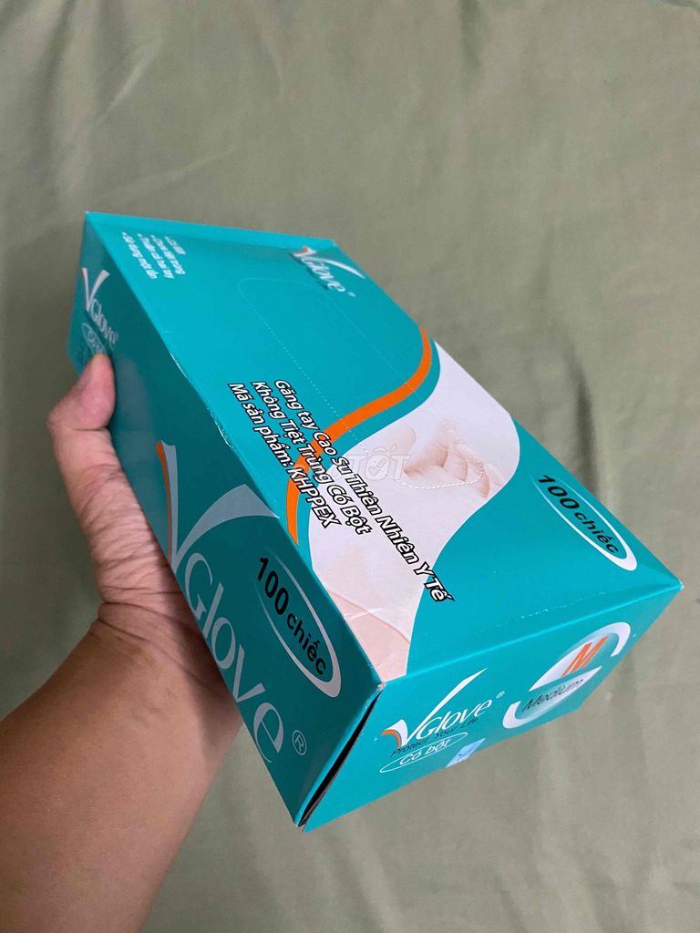 10 hộp găng tay VGlove size M. Mua bán Nội thất, đồ gia dụng khác tại Quận 12 Tp Hồ Chí Minh được đăng bởi Mr Thông hình 1