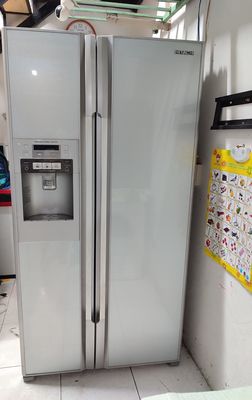 tủ lạnh hitachi side by side đá rơi hàng nhập