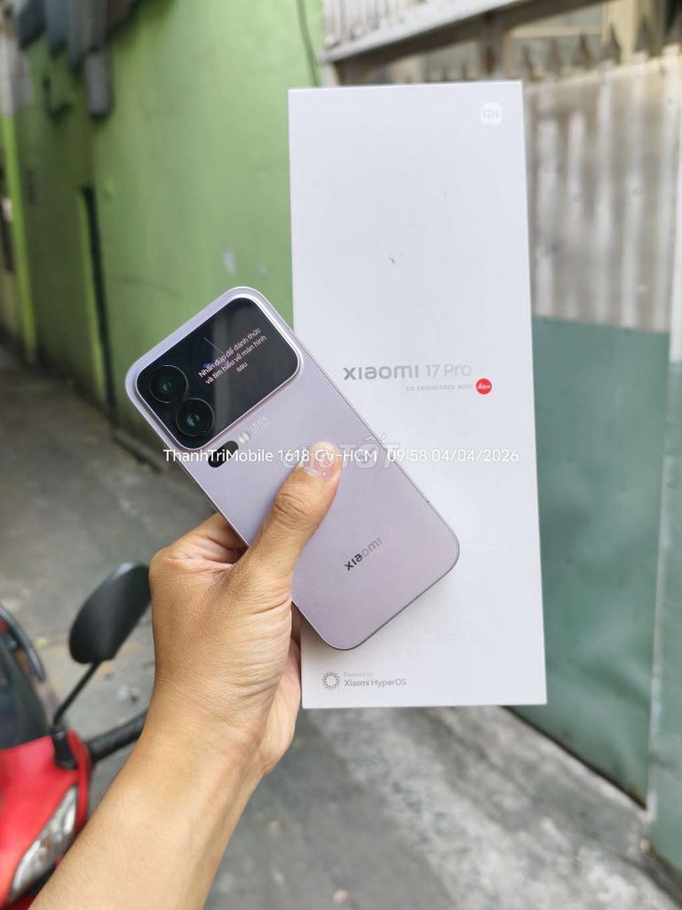 Xiaomi Mi 17 Pro Tím 12/256 fullbox up ROM sẵn. Mua bán Điện thoại tại Quận Gò Vấp Tp Hồ Chí Minh được đăng bởi Thanh Tri hình 1