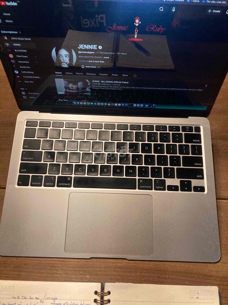 Apple MacBook Air 2020 i7 16GB/256GB Xám. Mua bán Laptop tại Thành phố Đà Lạt Lâm Đồng được đăng bởi Min Pham hình 1