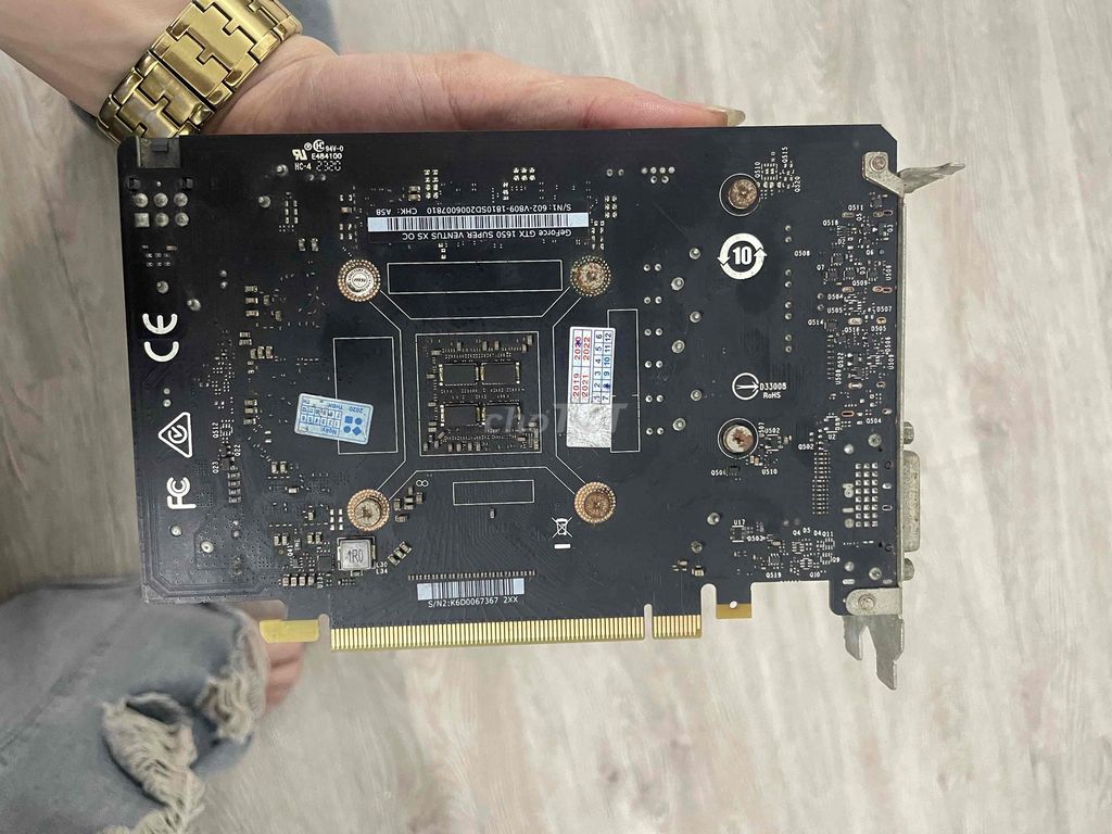 Card đồ họa MSI GeForce GTX 1650. Mua bán Linh kiện (RAM, Card...) tại Quận Hà Đông Hà Nội được đăng bởi tuan anh hình 1