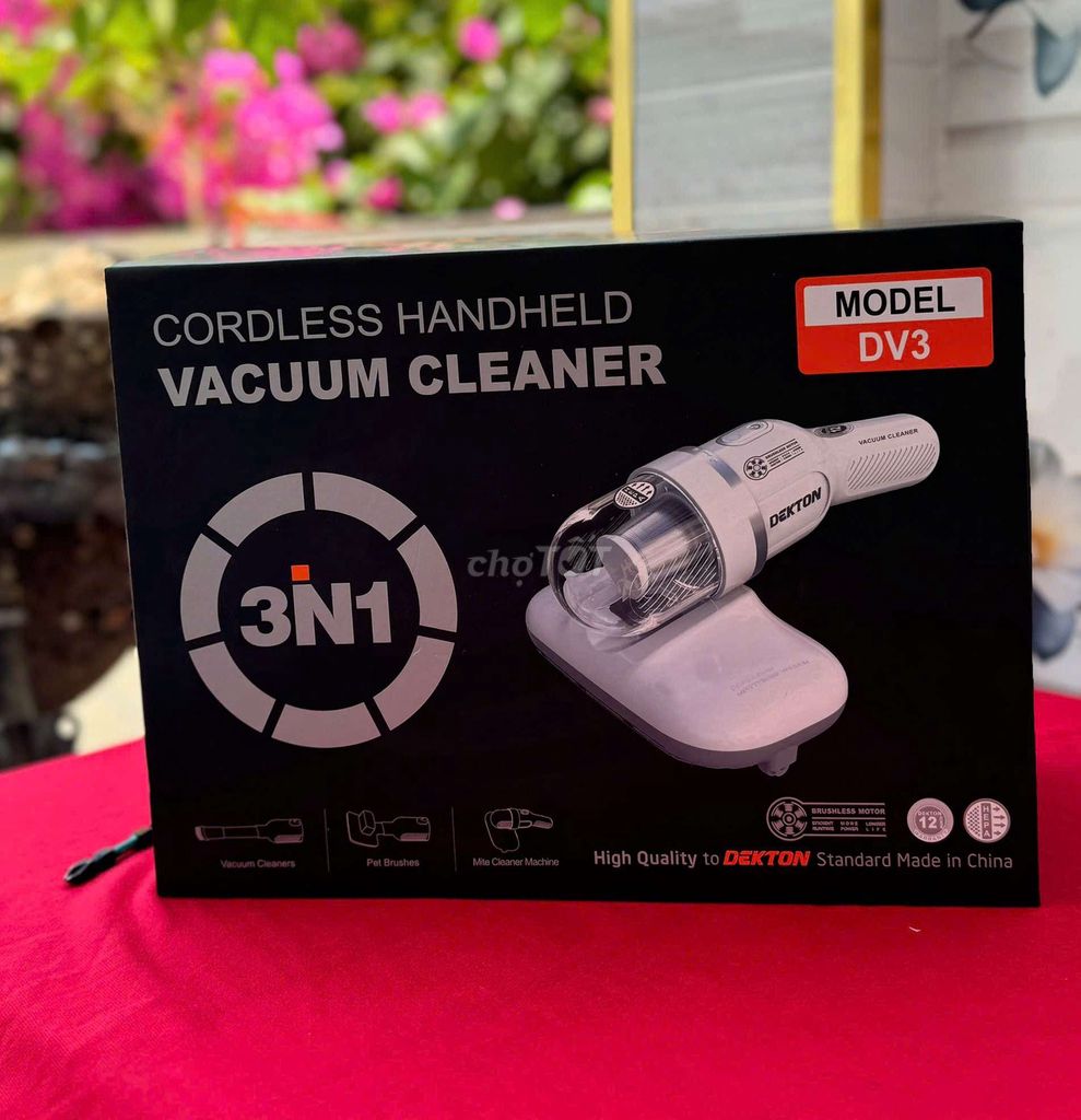 Máy hút bụi pin Dekton DV3. Mua bán Thiết bị vệ sinh, nhà tắm tại Quận Ninh Kiều Cần Thơ được đăng bởi Thiết Bị Hàn Duy Nguyễn hình 1