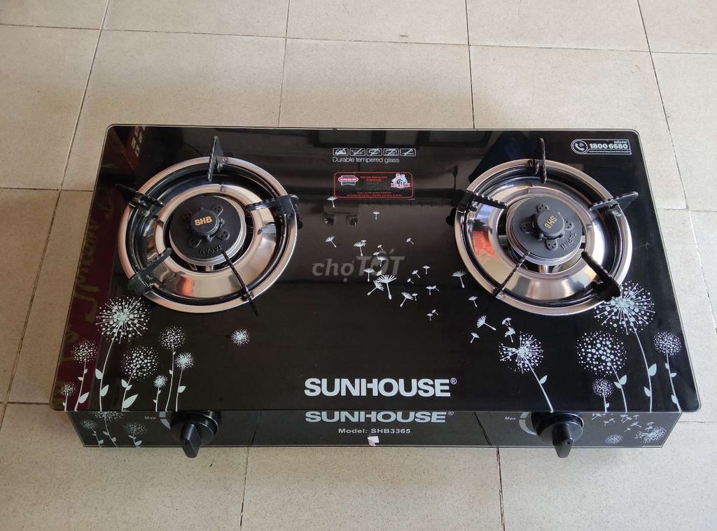 Bếp ga Sunhouse SHB3365 Đen. Mua bán Bếp, lò, đồ điện nhà bếp tại Thành phố Thủ Đức Tp Hồ Chí Minh được đăng bởi HOÀNG LONG hình 1