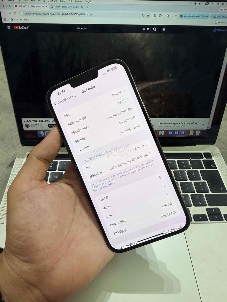 Apple iPhone 13 Pro Max 128GB. Mua bán Điện thoại tại Quận Ngũ Hành Sơn Đà Nẵng được đăng bởi Nghĩa  hình 1