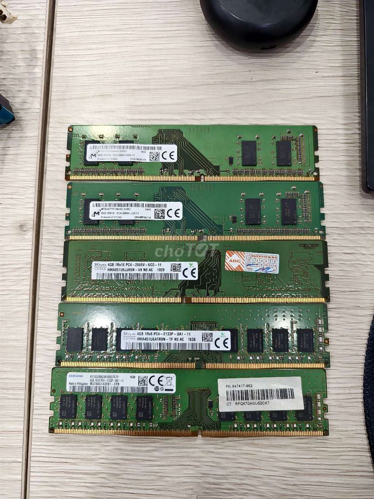 RAM SK Hynix 4GB DDR4 2666V. Mua bán Linh kiện (RAM, Card...) tại Quận 3 Tp Hồ Chí Minh được đăng bởi Lê Minh Hiếu hình 1
