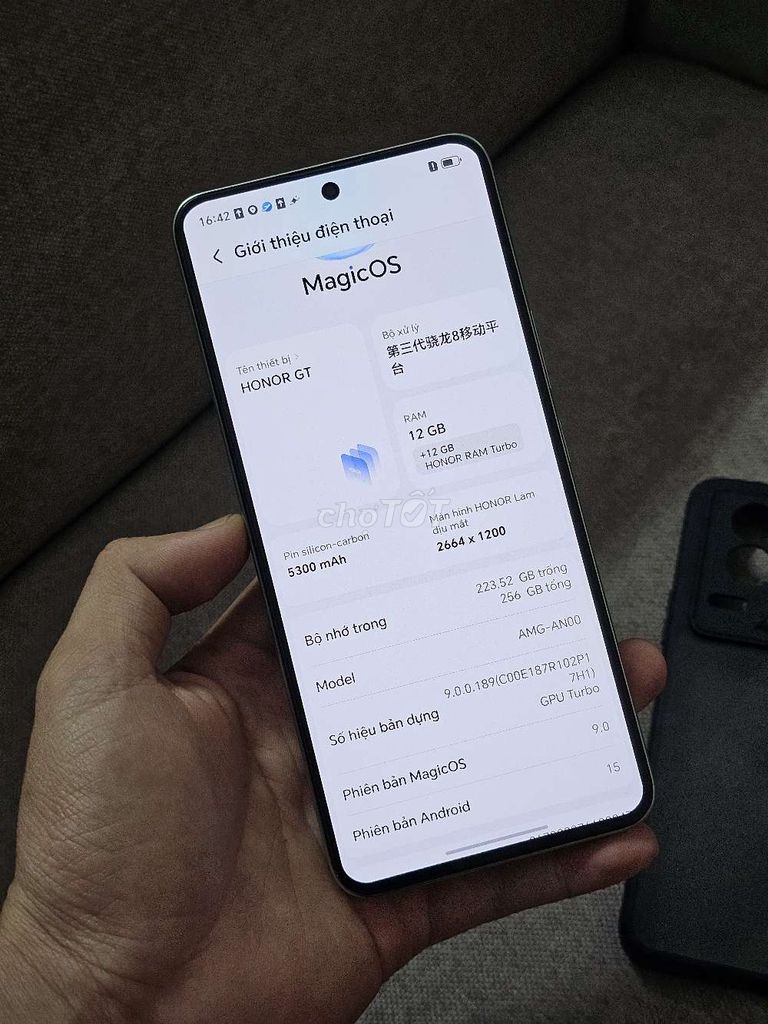 Honor GT 12GB/256GB Như mới. Mua bán Điện thoại tại Quận Thanh Xuân Hà Nội được đăng bởi Tuyết Tuyết hình 1